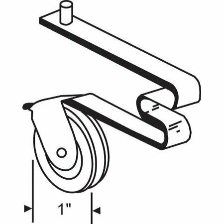 Strybuc Patio Screen Door Roller Assy. 10-306